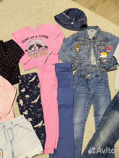 Пакет одежды на девочку р.104-110