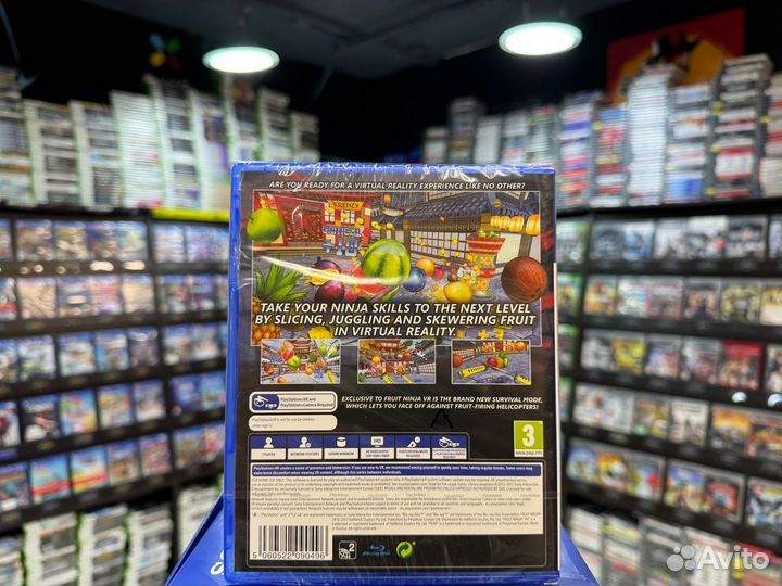 Игры для PS4: Fruit Ninja VR