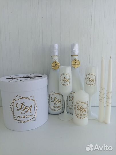 Свадебные аксессуары на стол, набор на свадьбу