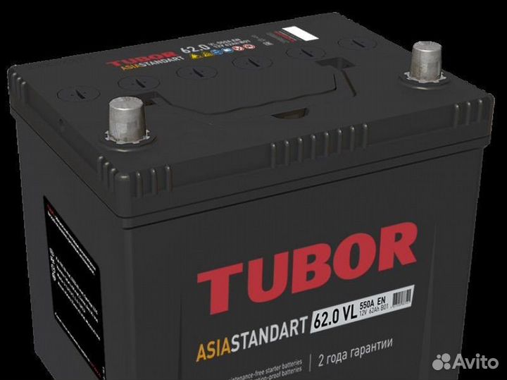 Аккумулятор tubor standart 62Ah- А550