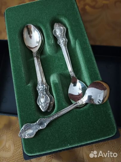 Набор посуды новый кофейные ложки, мельхиор