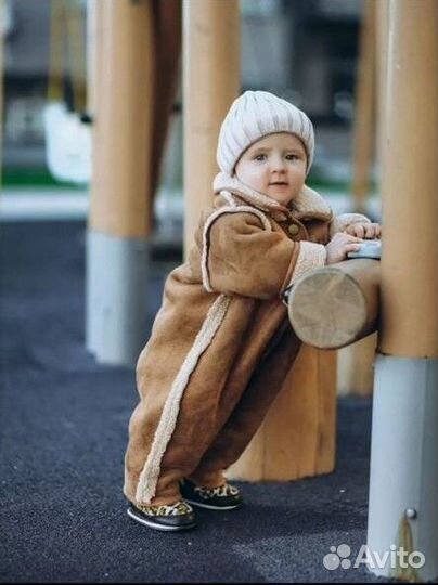 Комбинезон-дублёнка детская,барашек 100