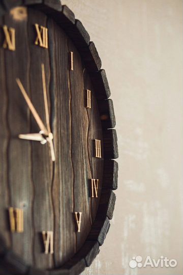 Часы настенные ручной работы