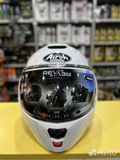 Шлем airoh REV19 White Gloss Модульный-трансформер