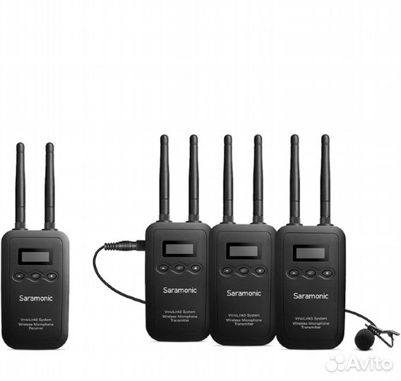 Радиосистема Saramonic VmicLink5 5.8GHz (RX + 3TX)