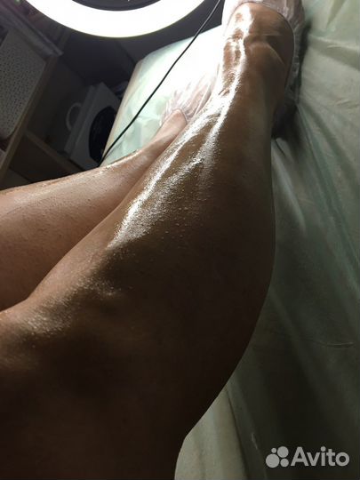 Депиляция воском: голени