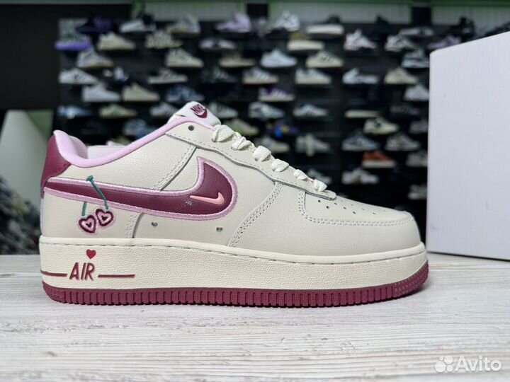 Кроссовки nike air force 1 low valentine s day