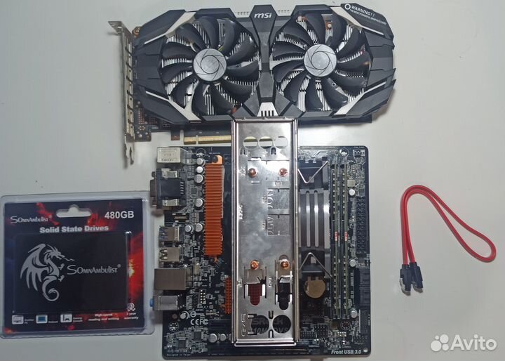 Мощный игровой комплект i7 6700 и GTX 1060 6GB