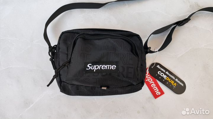 Сумка Supreme shoulder bag ss19 черная