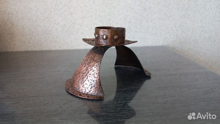 Подсвечник медный (Закарпатье, 1971 год)