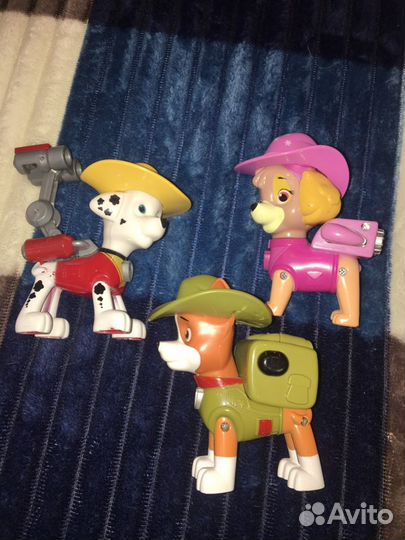 Игрушки куклы и щенячий патруль
