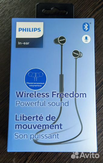 Беспроводные наушники philips taun102BK/00