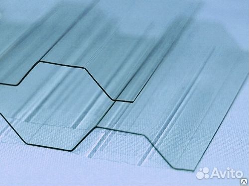 Поликарбонат профилированный 1 мм