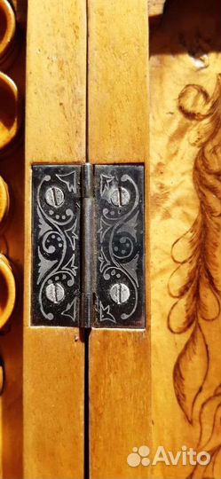 Большие нарды резные ручной работы
