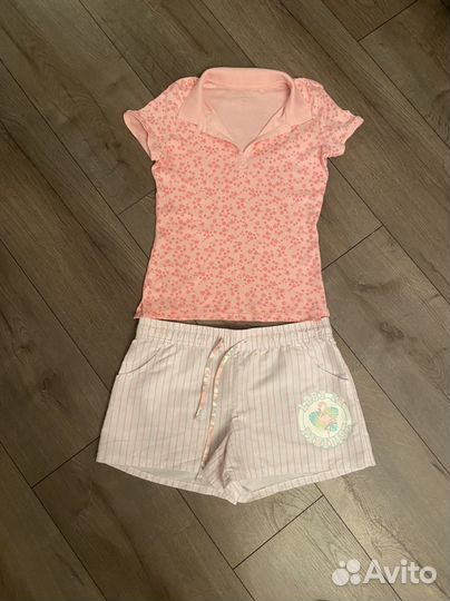 Кофты, брюки, поло, шорты, джинсы, лосины пакетом