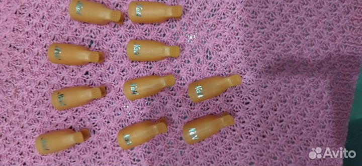 Зажим-клипсы для снятия гельлака маникюр