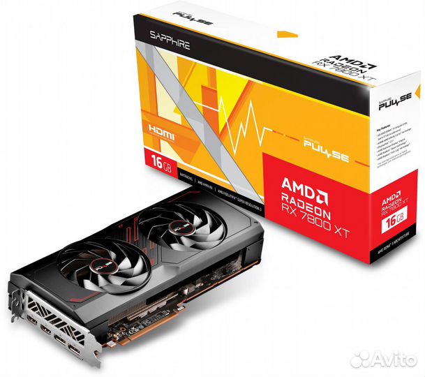 Sapphire AMD Radeon RX 7800 XT новая гарантия