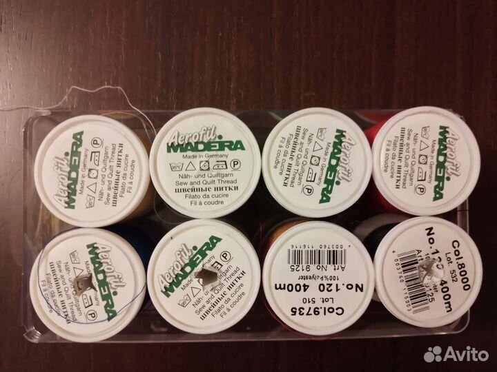 Нитки швейные aeroful madera n.120 400 м