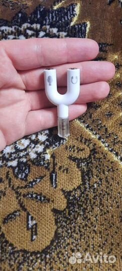 Аудио переходник на микрофон и наушники