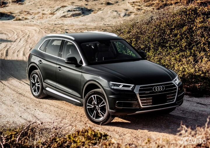 Пороги Подножки Audi Q5 2017- 