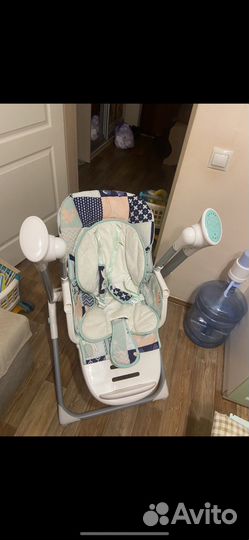 Стул для кормления+Качель geburt TY-838A 2в1