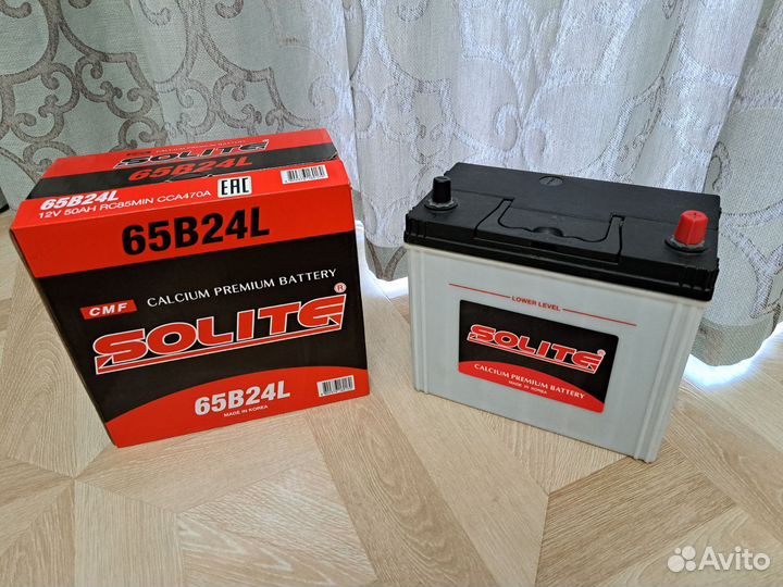 АКБ Solite 65B24L