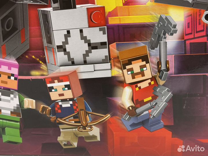 Lego minecraft Битва за красную пыль аналог