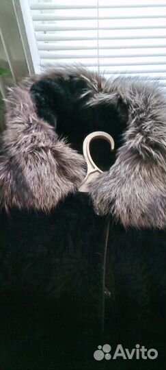 Шуба мутоновая с капюшоном