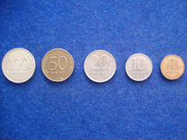 Монеты 100,50,20,10,5 и 1 руб. с 1992 по 1993 №1