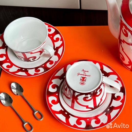 Набор посуды hermes фарфор