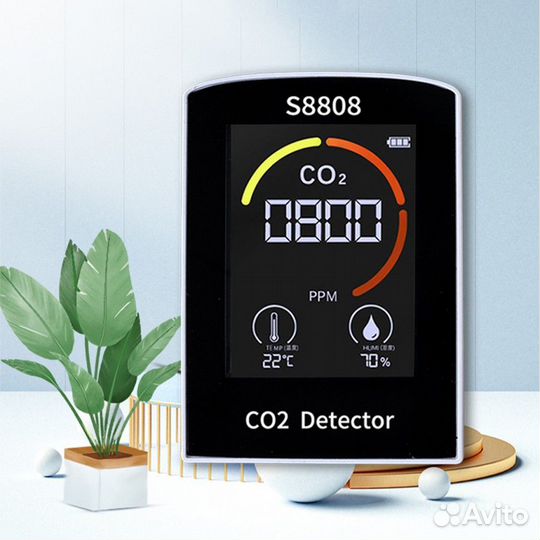 Анализатор качества воздуха, детектор углекислого