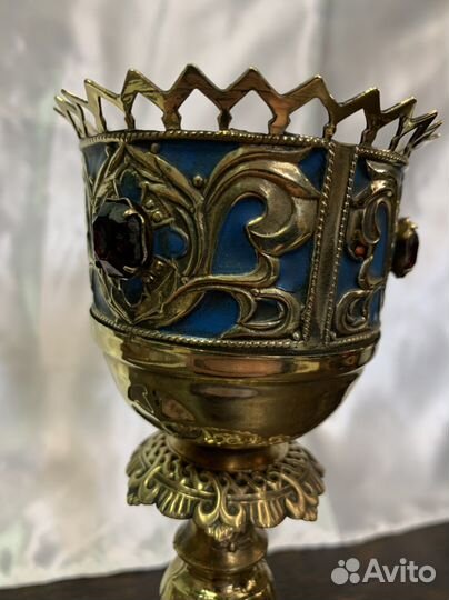 Подсвечник латунь