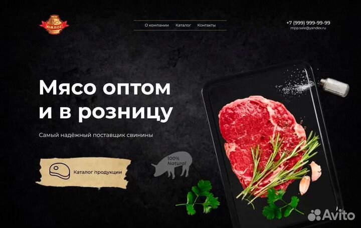 Создание сайтов / Продвижение в Подарок