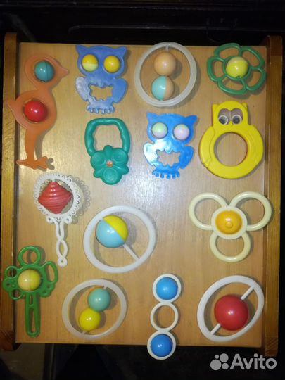 Детские погремушки периода СССР