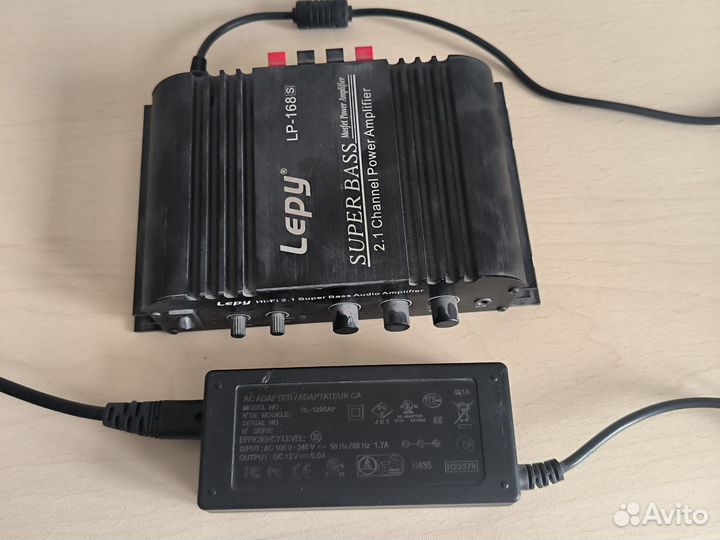 Усилитель и колонки 2.1