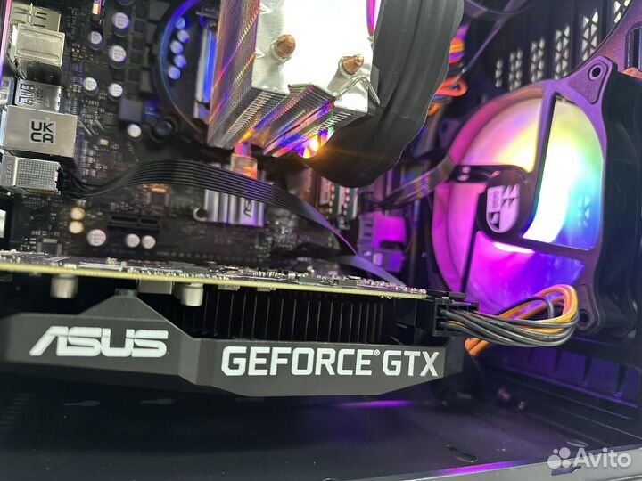 Новый игровой пк i3-10105F c GTX1660 super-6Gb