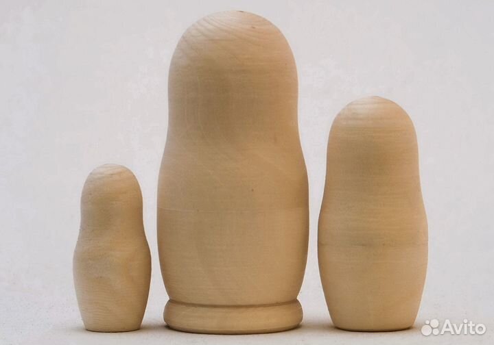 Матрешки заготовки 3 места