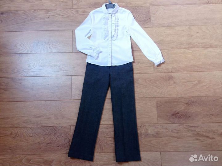 Школьная форма для девочки серая