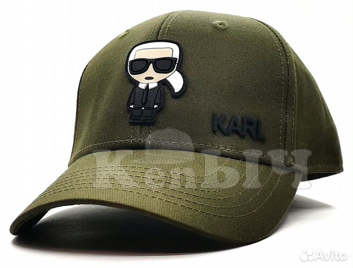 Бейсболка Karl Lagerfeld зеленая