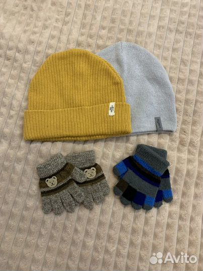 Шапки и перчатки для ребенка 2-3х лет