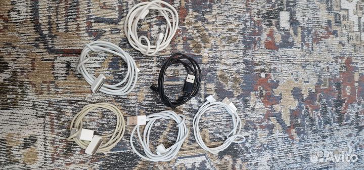 Кабель 30 pin/micro usb/mini usb/переходники