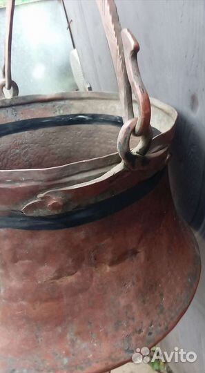 Старинный медный казан