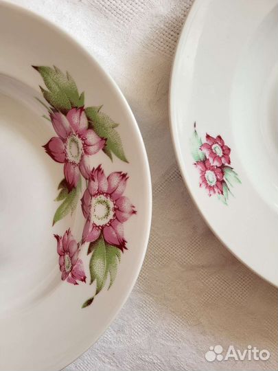 Тарелки фарфоровые MZ Чехословакия ретро