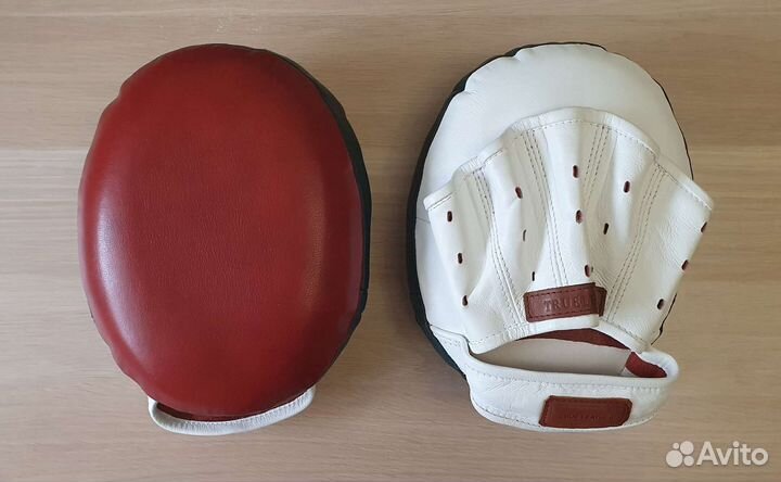 Боксерские лапы с воздушной подушкой кожанные