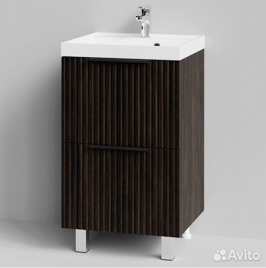 Тумба с раковиной Дольчи 50см напольный, Палисандр