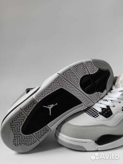 Nike Air Jordan 4 Retro Military Black 41-44 Люкс