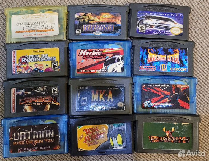 Картриджи game boy advance