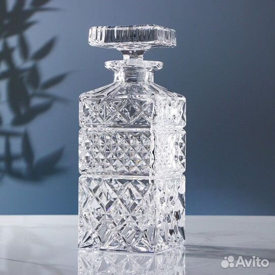 Штоф хрустальный для виски, водки, коньяка Madison