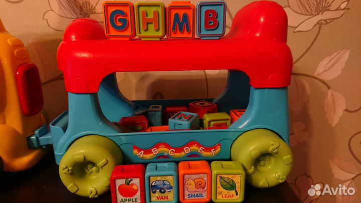 Паровоз поезд алфавитный vtech