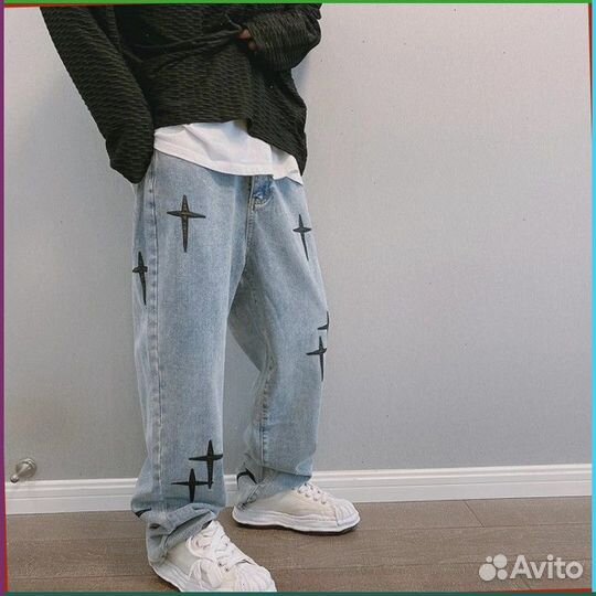 Штаны карго Y2K с крестами (Art: 26072)